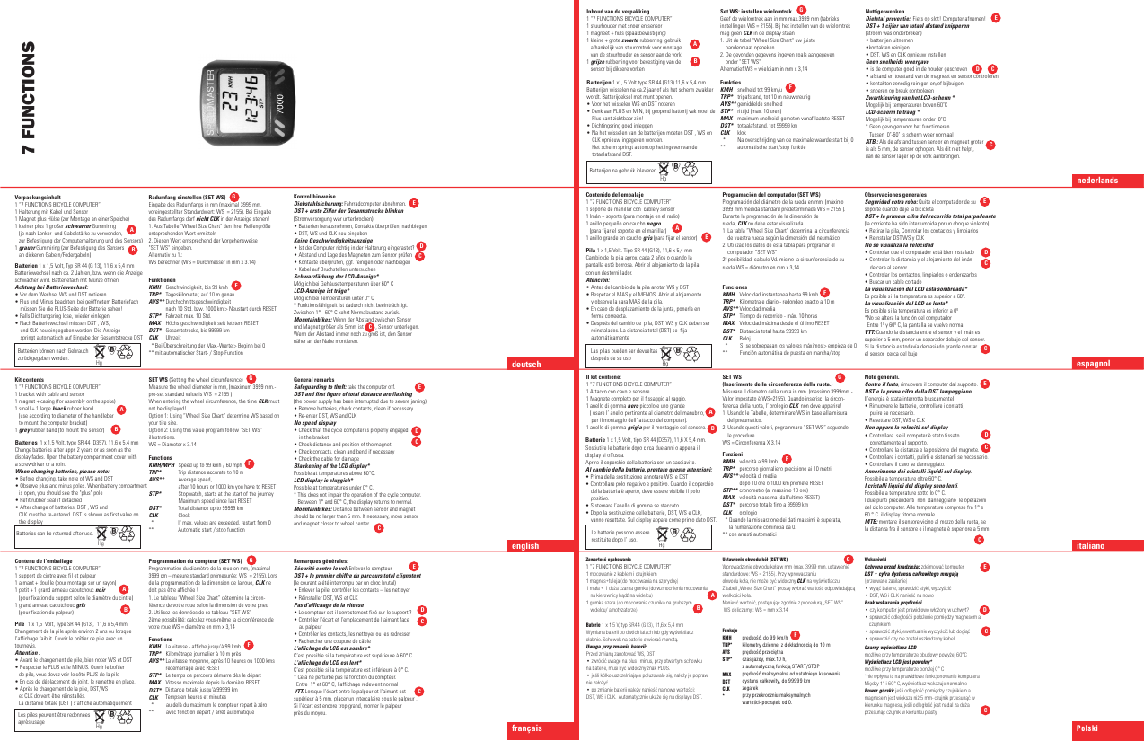 Page 2 of 4 - Sigma Sigma-Speedmaster-7000-Users-Manual- ManualsLib - Makes It Easy To Find Manuals Online!  Sigma-speedmaster-7000-users-manual