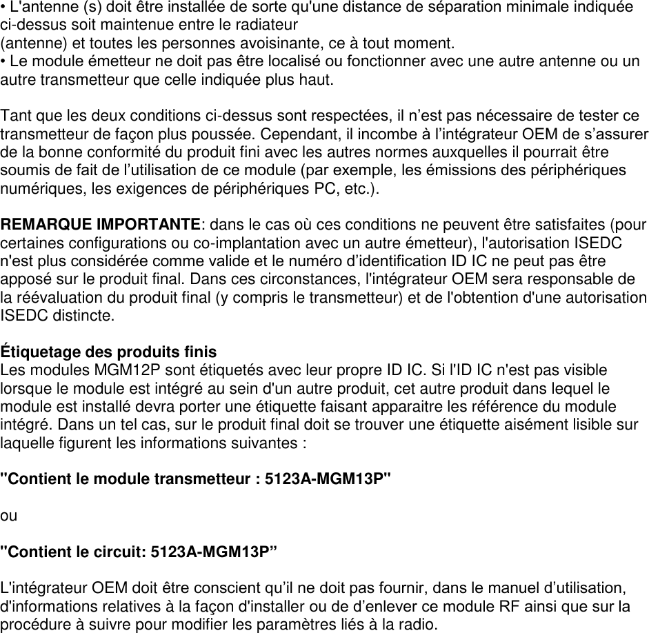 Page 6 of Silicon Laboratories Finland MGM13P MGM13P 802.15.4 + Bluetooth 5.0 module User Manual 