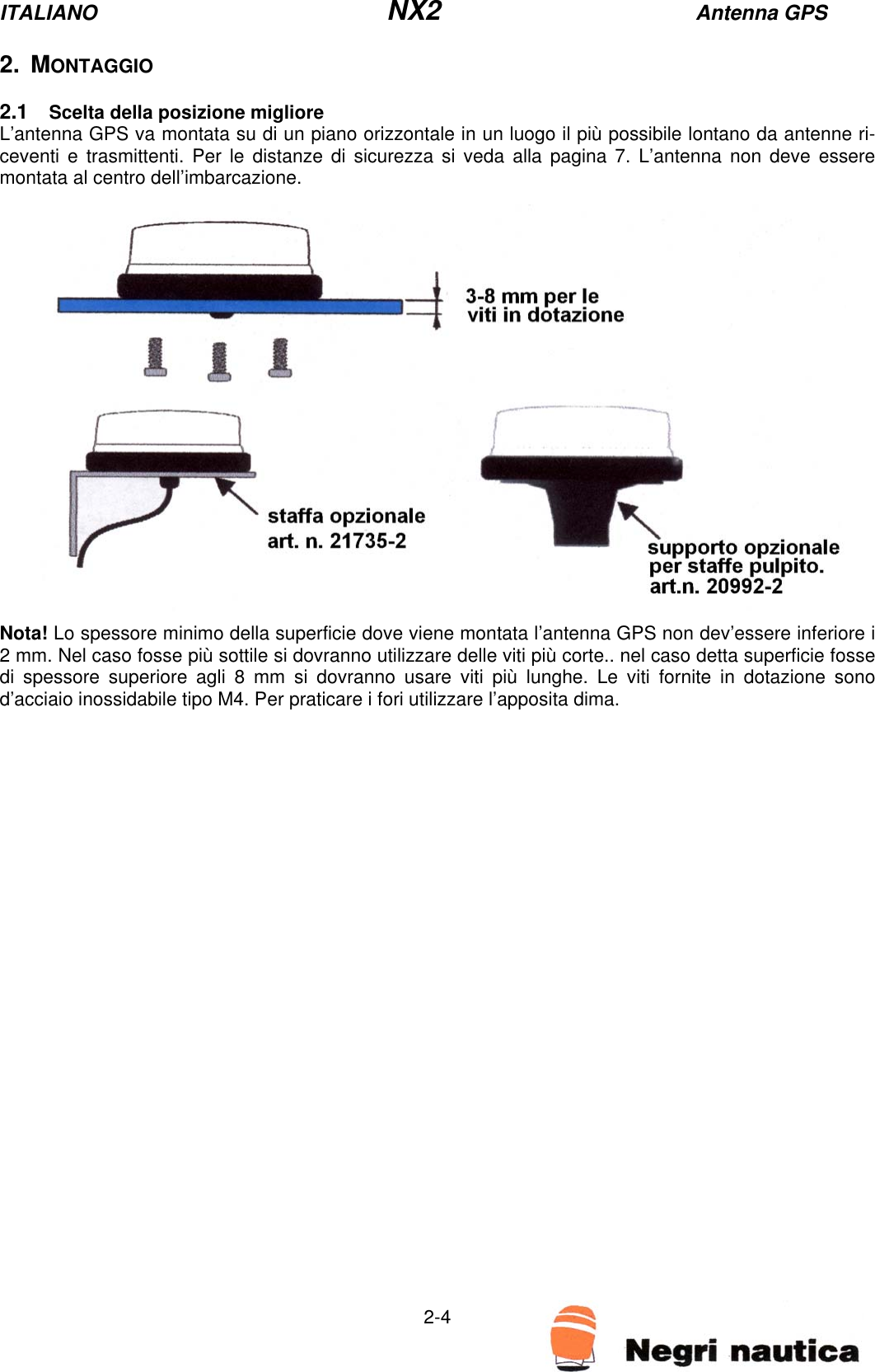 Page 4 of 10 - Silva Silva-Marine-Gps-System-Nx2-Users-Manual- NX2  Silva-marine-gps-system-nx2-users-manual