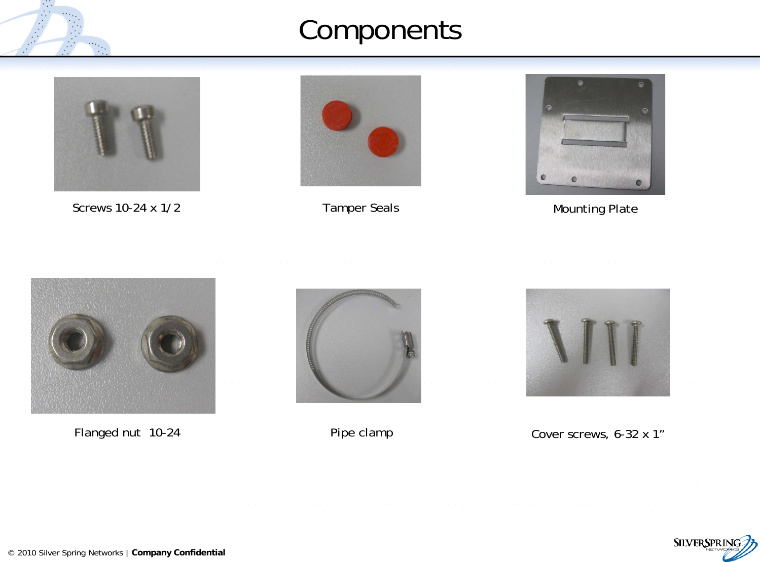 Page 6 of Silver Spring Networks IMU516 RF Module for Utility Gas Meter User Manual single channel IMU installation 2011april06x