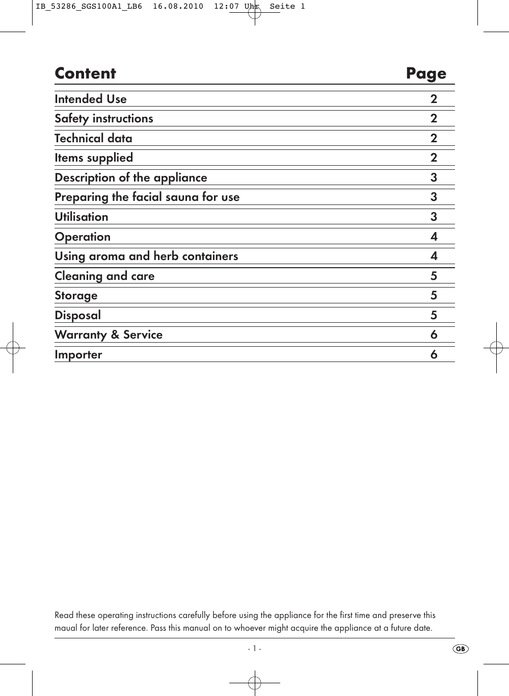 Page 3 of 8 - Silvercrest Silvercrest-Sgs-100-A1-Users-Manual- IB_53286_SGS100A1_LB6 Silvercrest-sgs-100-a1-users-manual