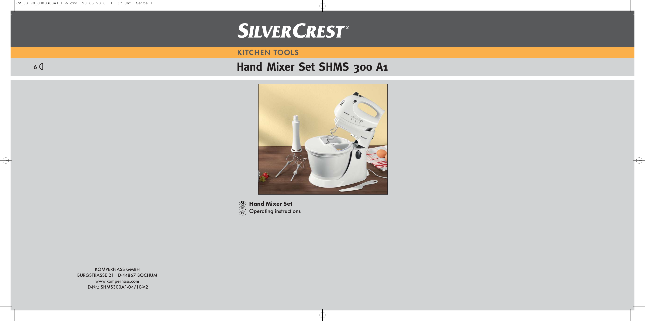 Page 1 of 9 - Silvercrest Silvercrest-Shms-300-A1-Users-Manual- IB_53198_SHMS300A1_LB6  Silvercrest-shms-300-a1-users-manual