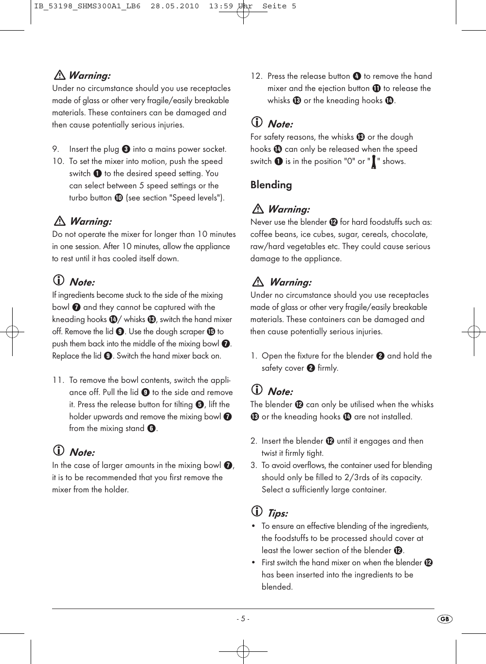 Page 7 of 9 - Silvercrest Silvercrest-Shms-300-A1-Users-Manual- IB_53198_SHMS300A1_LB6  Silvercrest-shms-300-a1-users-manual