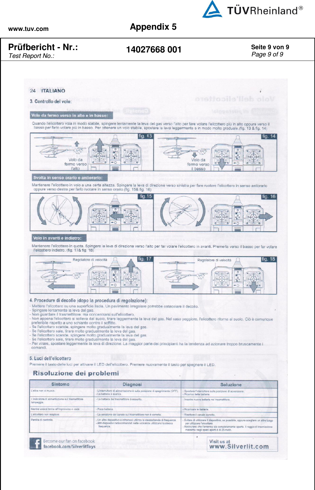 www.tuv.com Appendix 5  Prüfbericht - Nr.:  Test Report No.: 14027668 001 Seite 9 von 9 Page 9 of 9        