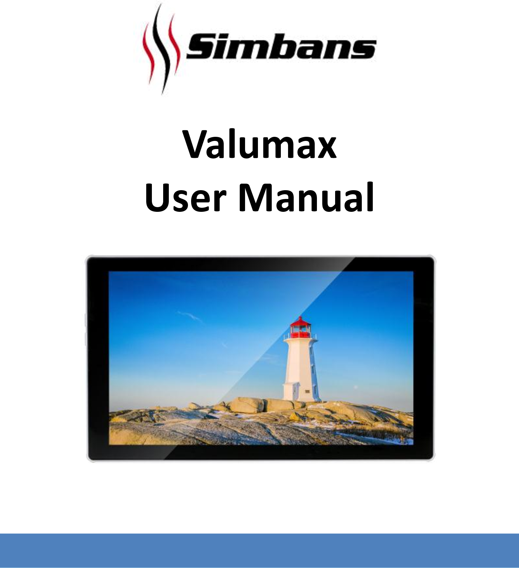 1           Valumax User Manual      