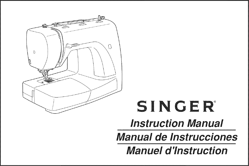 Singer 2932 User Manual SEWING MACHINE Manuals And Guides L0702420