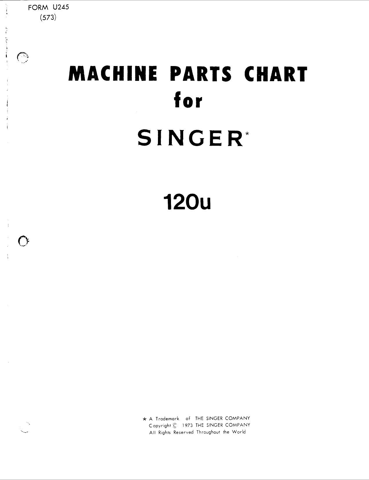 Page 2 of 9 - Singer Singer-120U-Users-Manual-  Singer-120u-users-manual