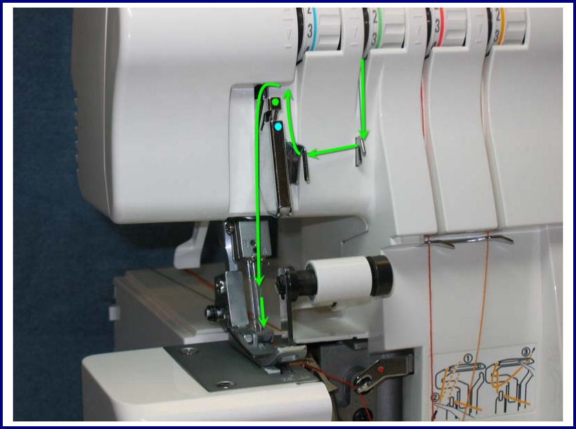 Page 6 of 10 - Singer Singer-14Sh654-Users-Manual Step 1 Upper Quides