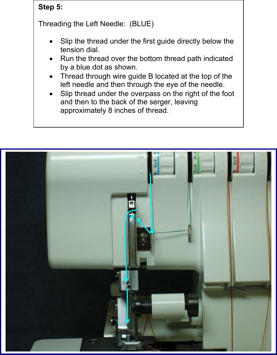 Page 7 of 10 - Singer Singer-14Sh654-Users-Manual Step 1 Upper Quides