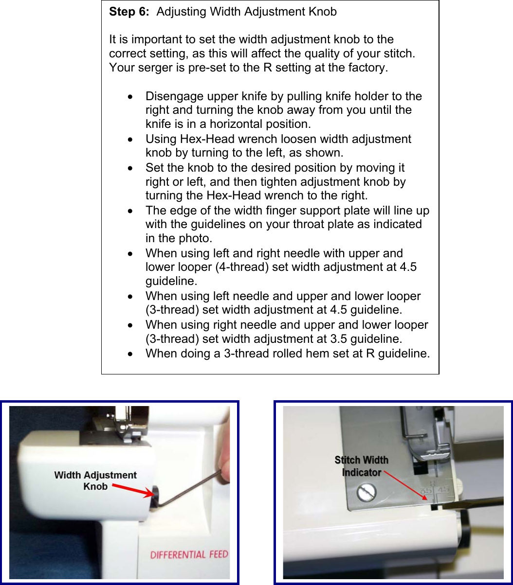 Page 9 of 10 - Singer Singer-14Sh654-Users-Manual Step 1 Upper Quides