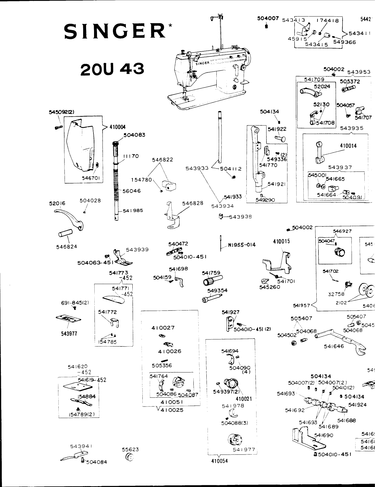 Page 2 of 8 - Singer Singer-20U43-Users-Manual-  Singer-20u43-users-manual