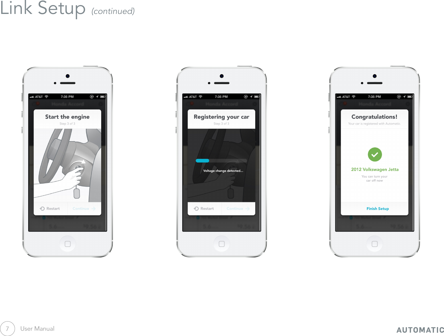 User Manual7Link Setup (continued)