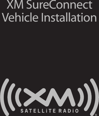 XM SureConnect Vehicle Installation