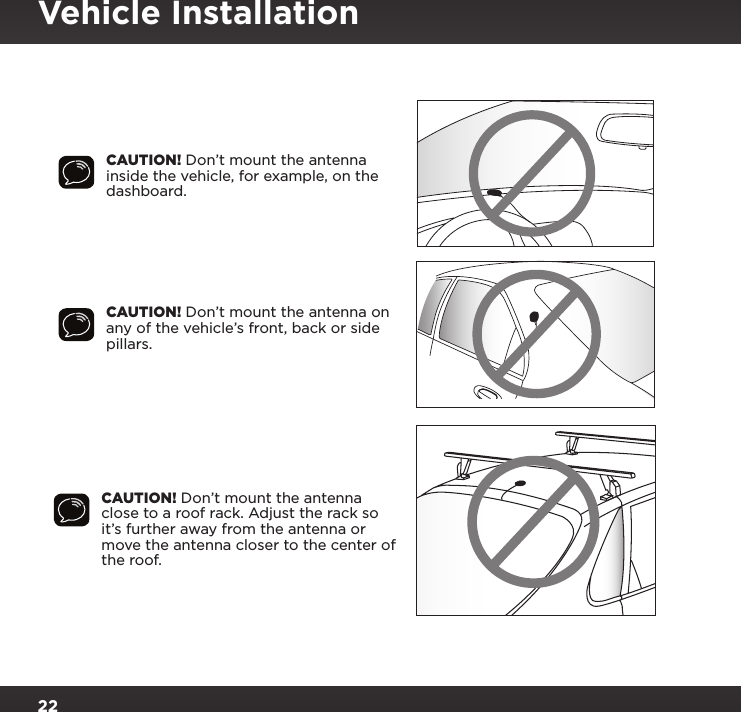 Page 22 of Sirius XM Radio SXPL2 Onyx PLUS G7.5 User Manual Onyx Plus G75 with Vehicle Kit User Guide indd