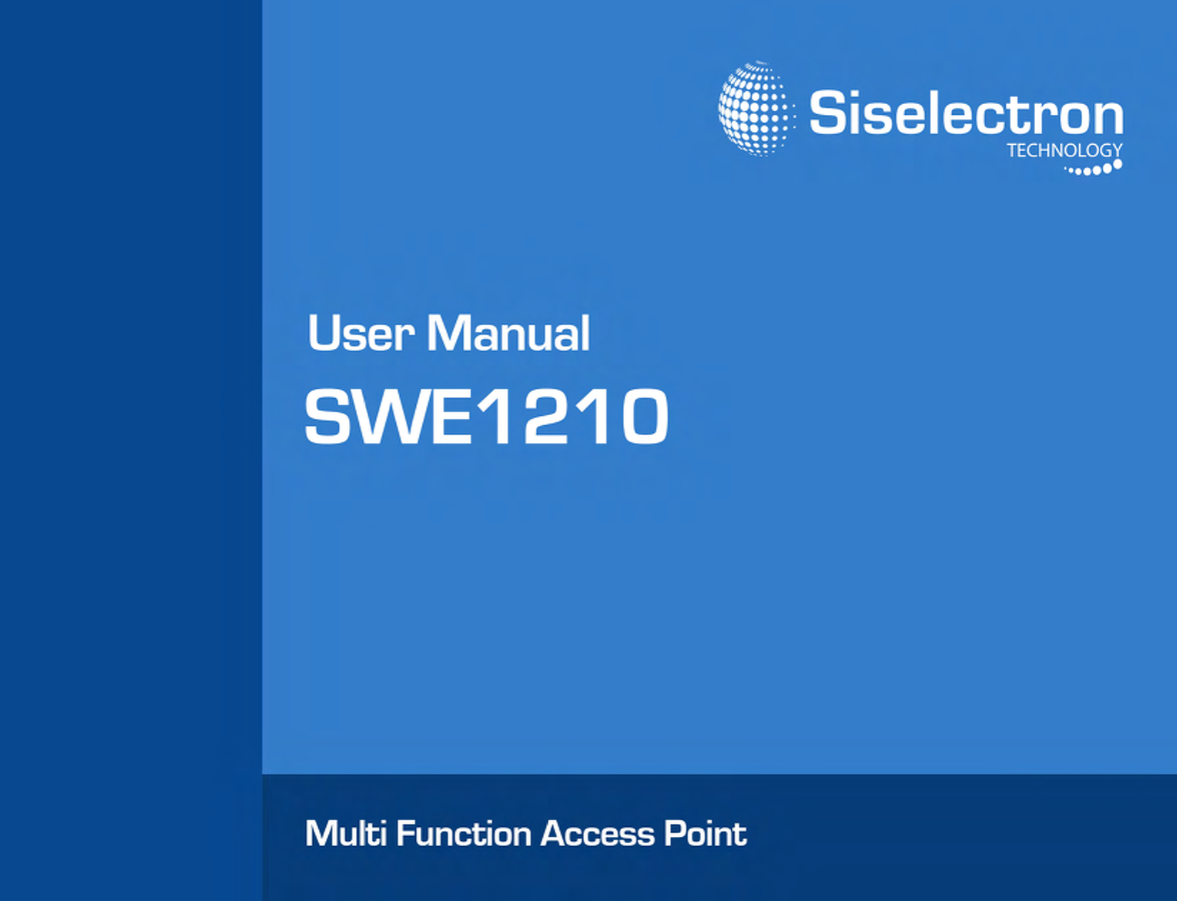 Page 1 of Siselectron Technology WE1210 Wireless N300 Indoor Access Point User Manual