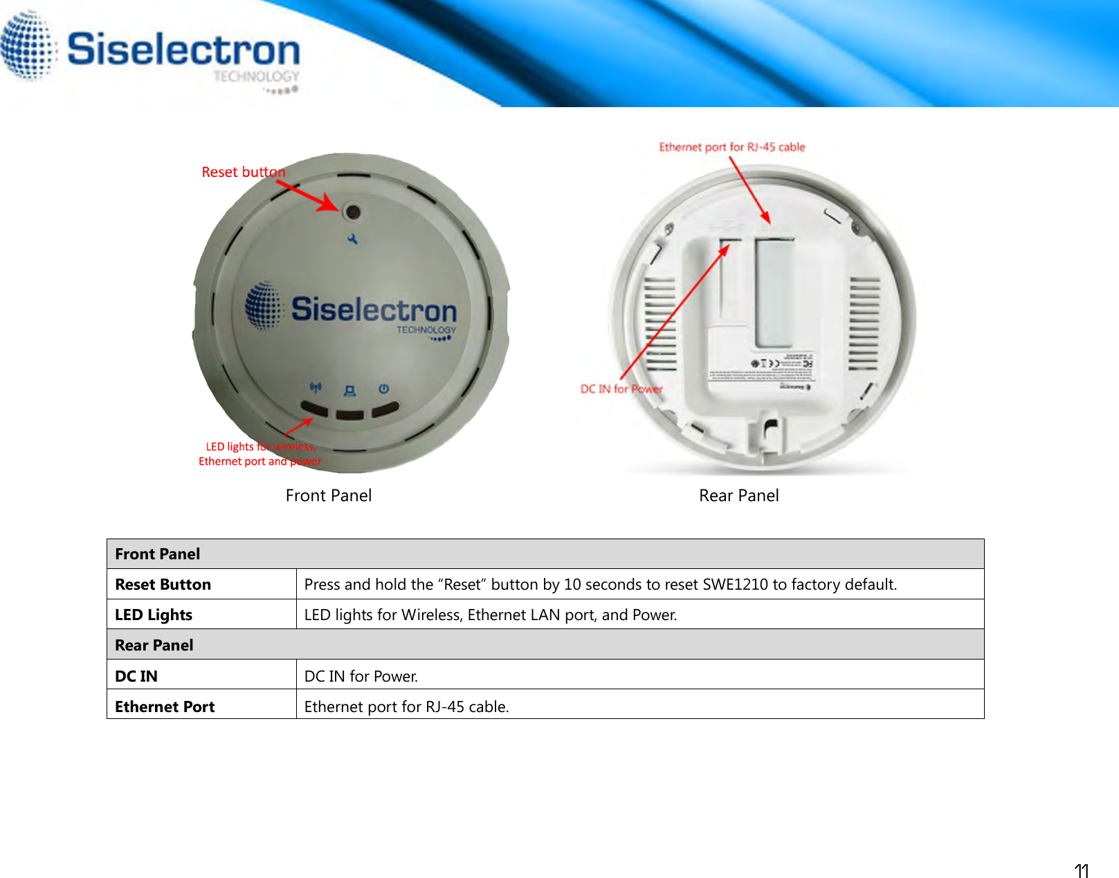 Page 14 of Siselectron Technology WE1210 Wireless N300 Indoor Access Point User Manual