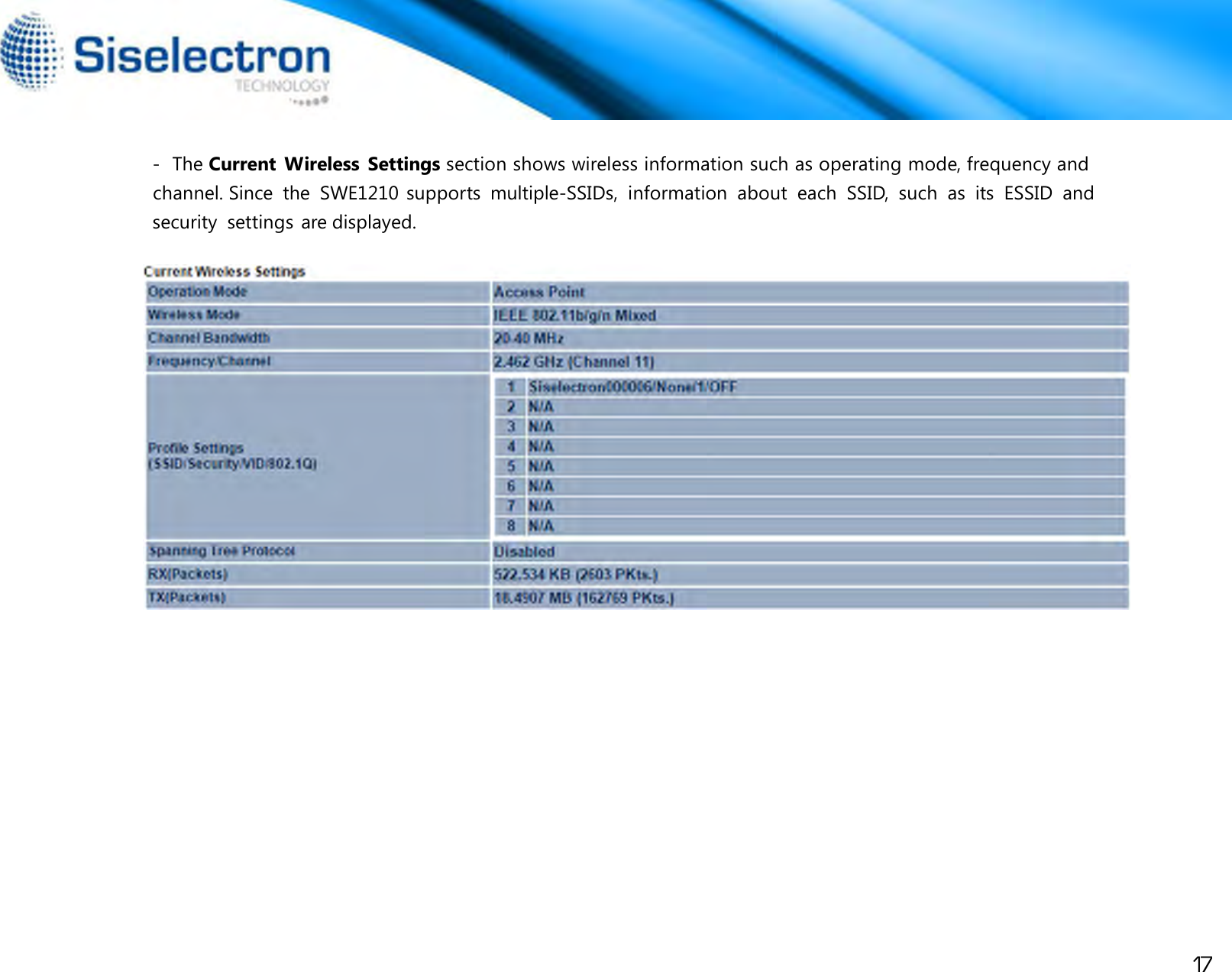 Page 20 of Siselectron Technology WE1210 Wireless N300 Indoor Access Point User Manual