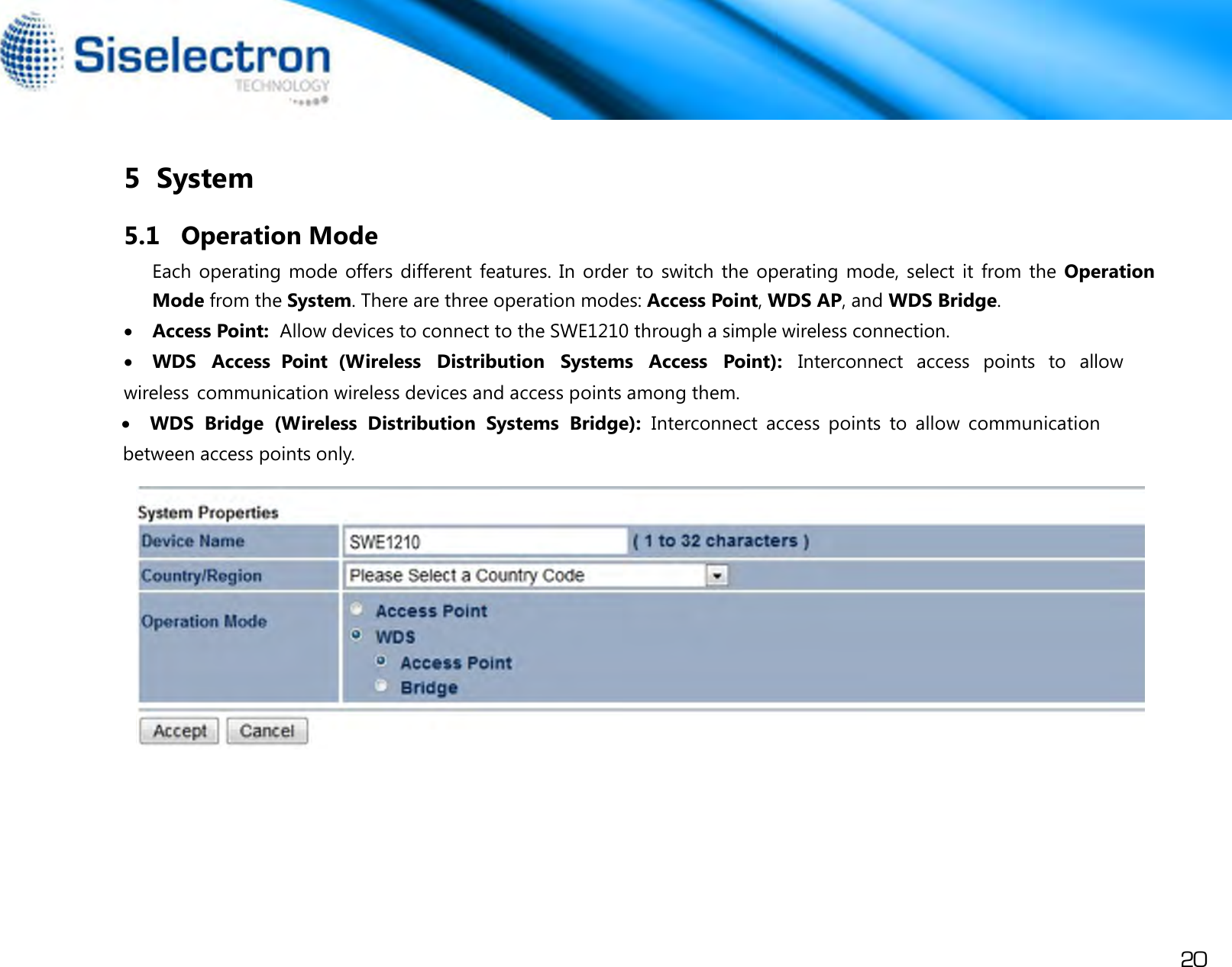 Page 23 of Siselectron Technology WE1210 Wireless N300 Indoor Access Point User Manual