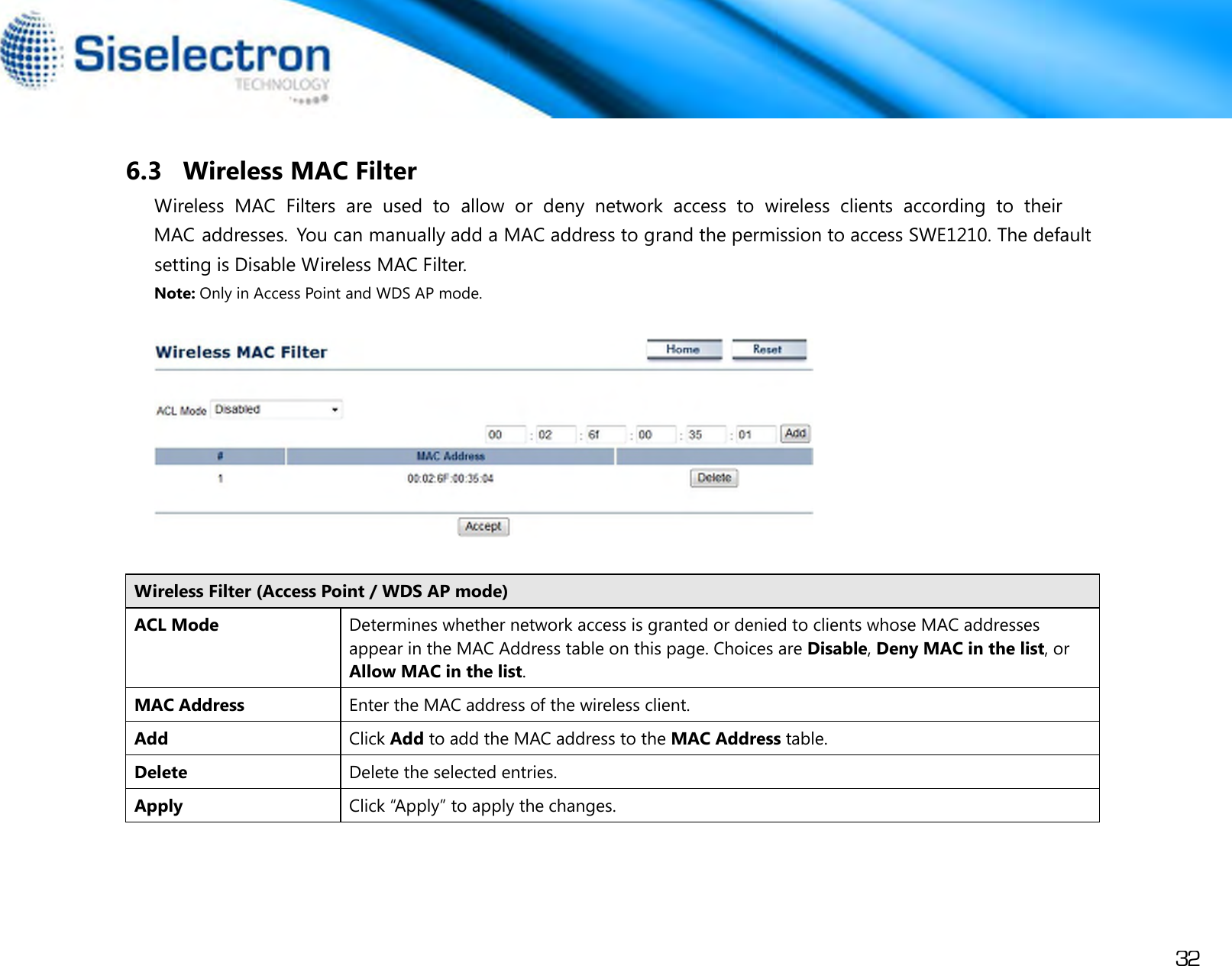 Page 35 of Siselectron Technology WE1210 Wireless N300 Indoor Access Point User Manual