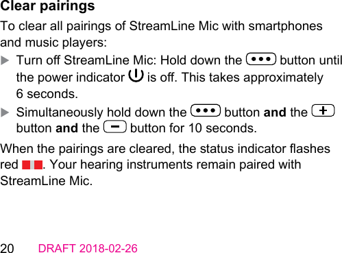 Page 20 of Sivantos AC04 Audio Clip User Manual english