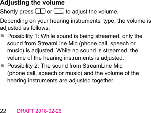 Page 22 of Sivantos AC04 Audio Clip User Manual english