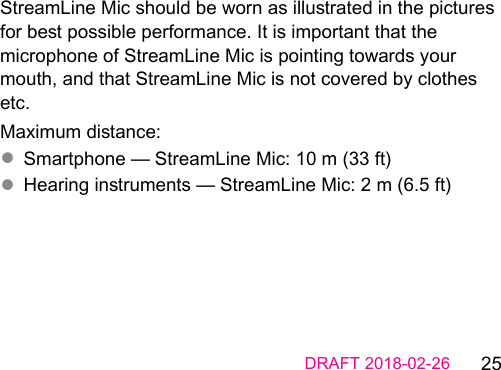 Page 25 of Sivantos AC04 Audio Clip User Manual english