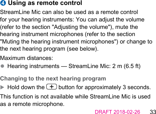 Page 33 of Sivantos AC04 Audio Clip User Manual english