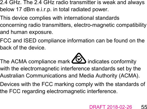 Page 55 of Sivantos AC04 Audio Clip User Manual english
