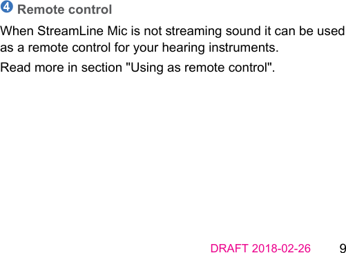 Page 9 of Sivantos AC04 Audio Clip User Manual english