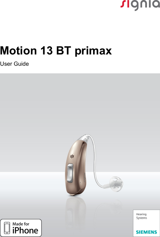  Motion 13 BT primaxUser Guide