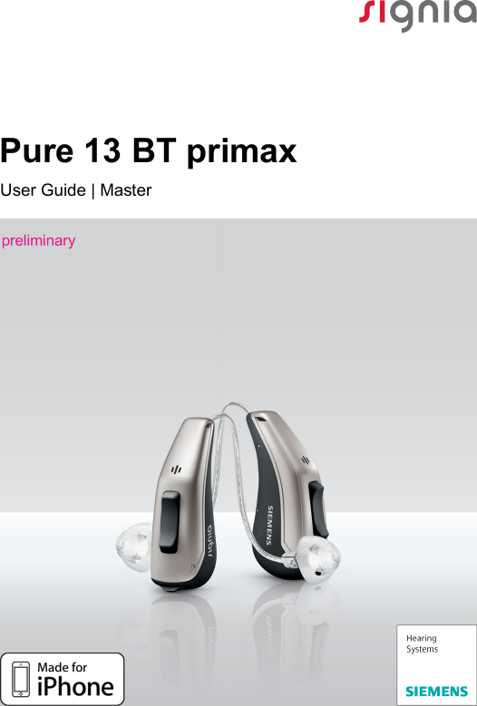  Pure 13 BT primaxUser Guide | Maer