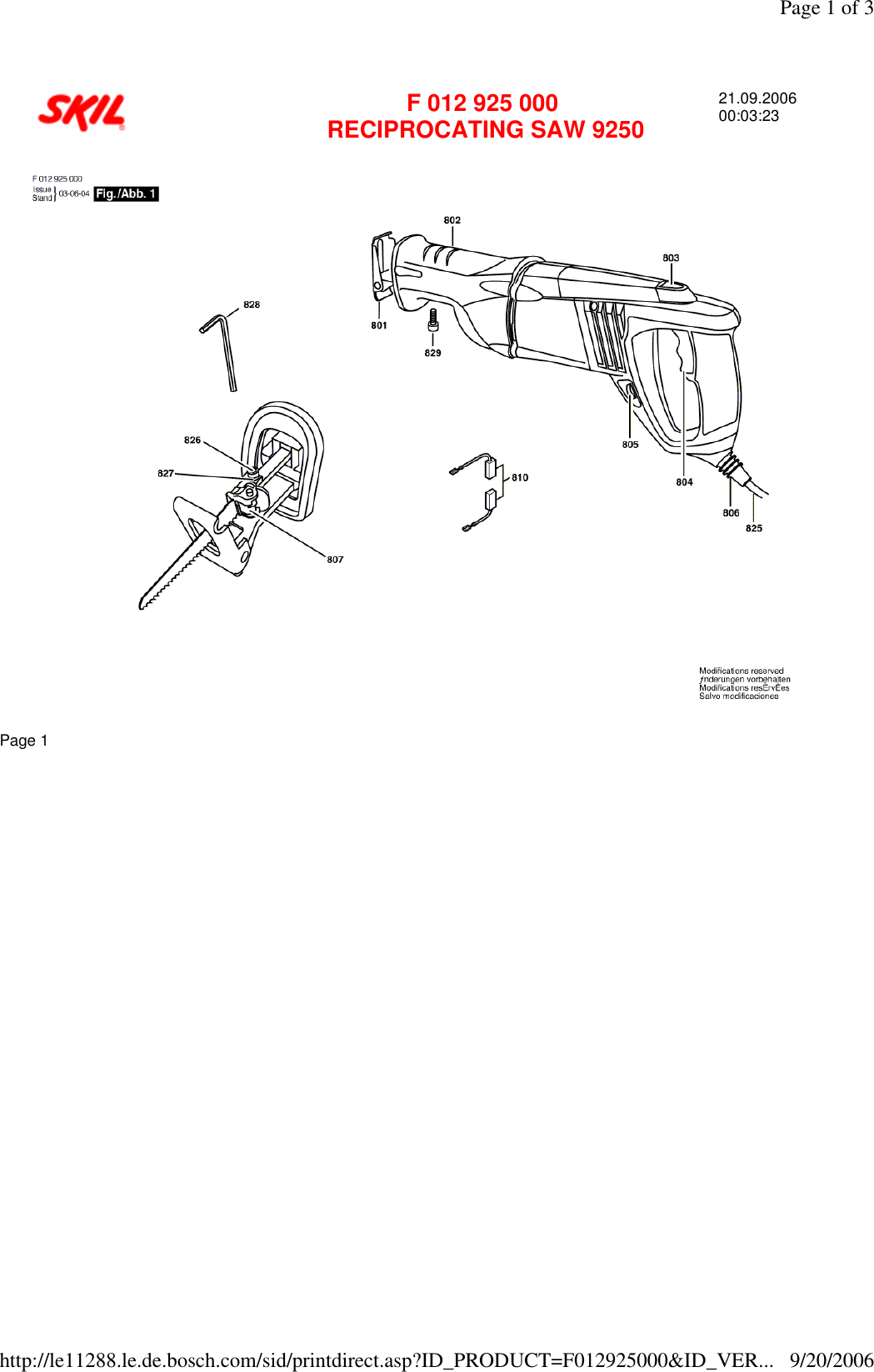 Page 1 of 3 - Skil Skil-9250-Users-Manual- Skil-9250-users-manual