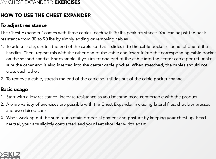 Page 6 of 8 - Chest Expander Instructions