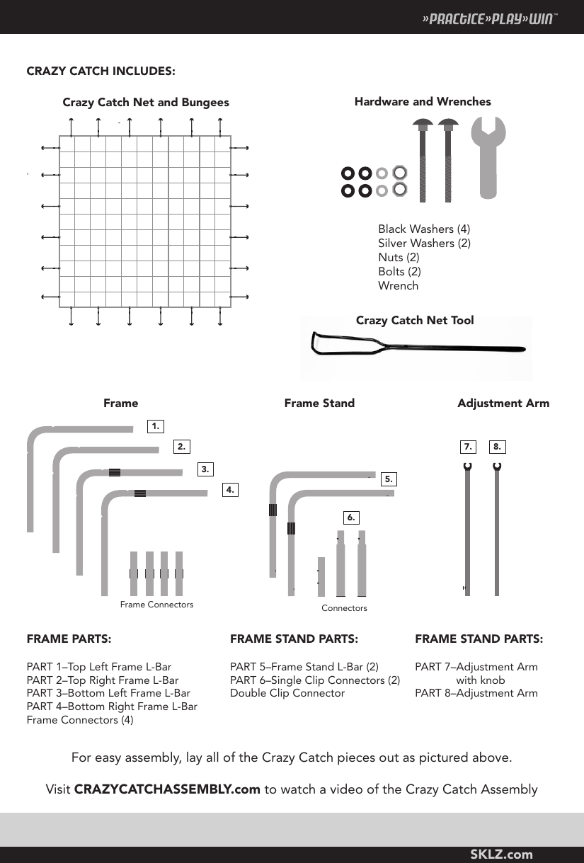 Page 3 of 12 - Crazy Catch Instructions