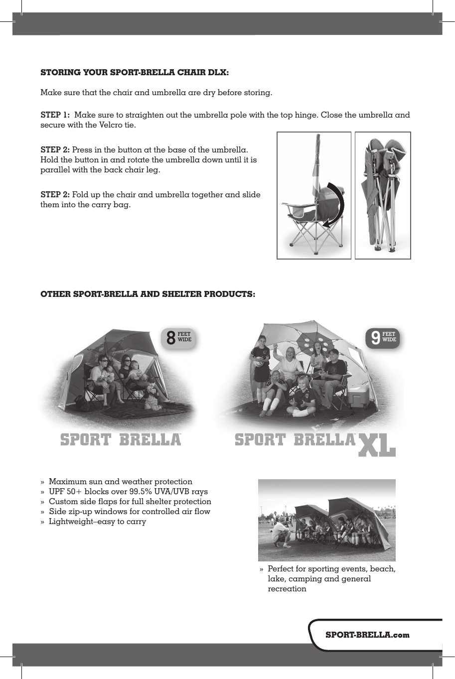 Page 3 of 4 - Sport Brella Chair DLX Instr V1