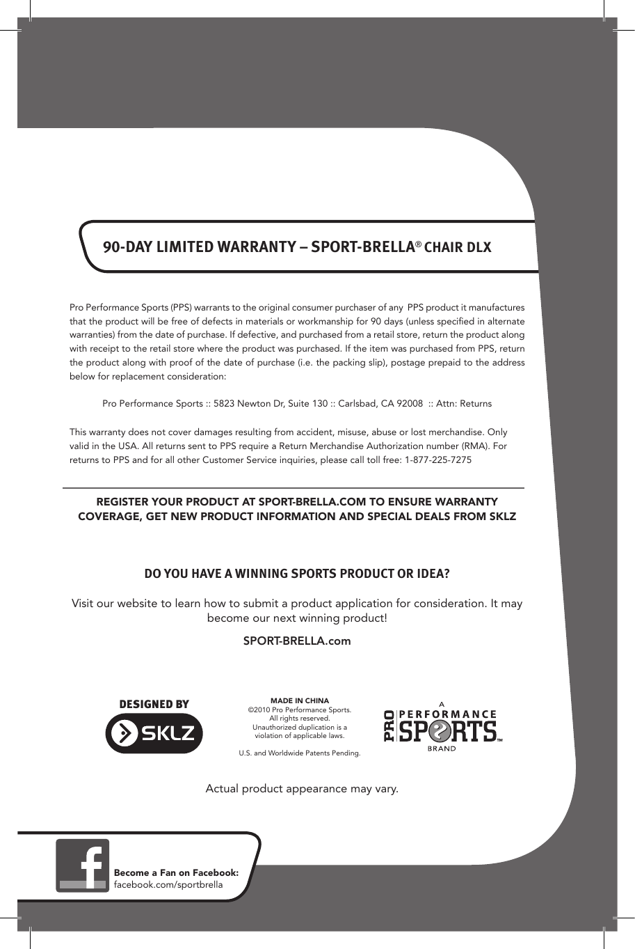 Page 4 of 4 - Sport Brella Chair DLX Instr V1