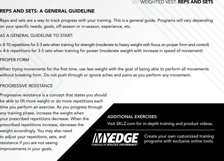 Page 5 of 12 - Weighted Vest Instructions