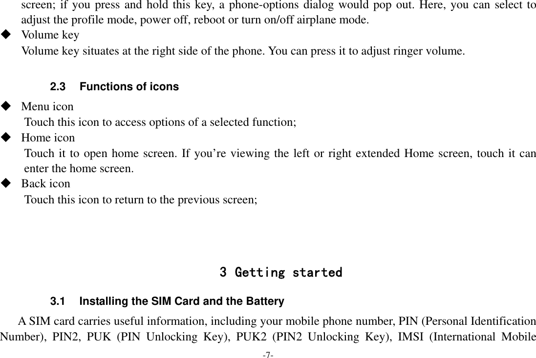 Page 7 of Sky Phone SKYPLATM5 3G Smart Phone User Manual 2  OK