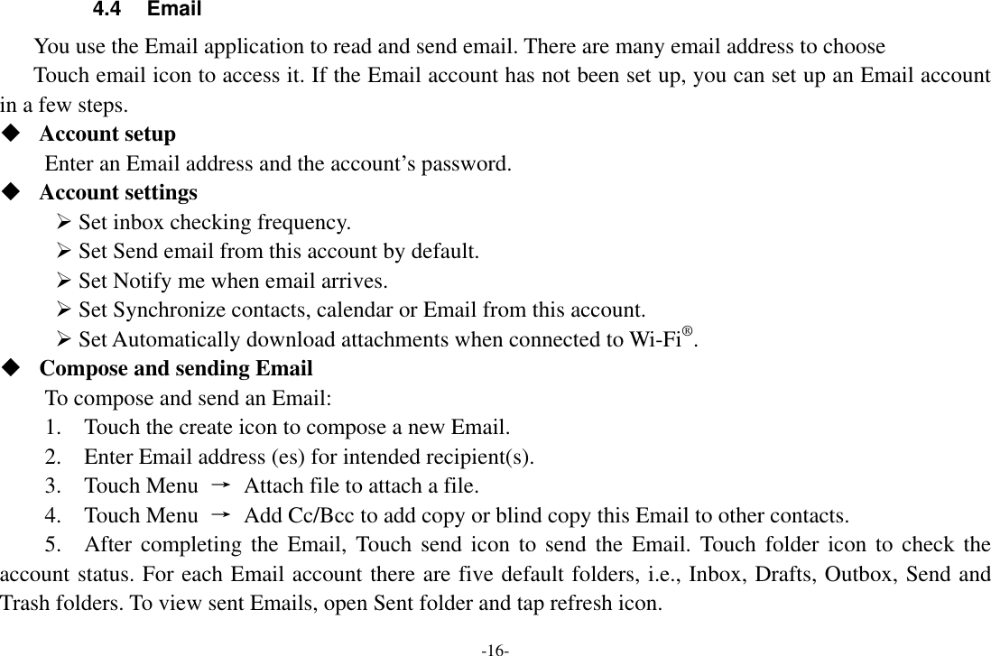 Page 16 of Sky Phone SKYPLATM5 3G Smart Phone User Manual 2  OK