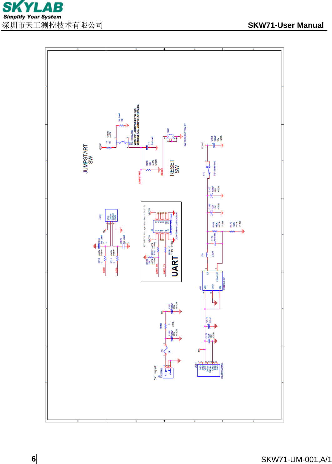     深圳市天工测控技术有限公司                                                 SKW71-User Manual      SKW71-UM-001,A/1  6    