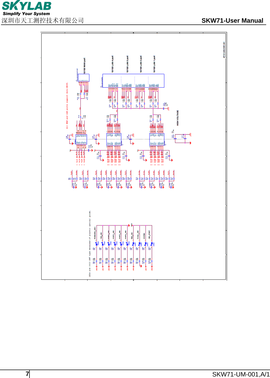     深圳市天工测控技术有限公司                                                 SKW71-User Manual      SKW71-UM-001,A/1  7              