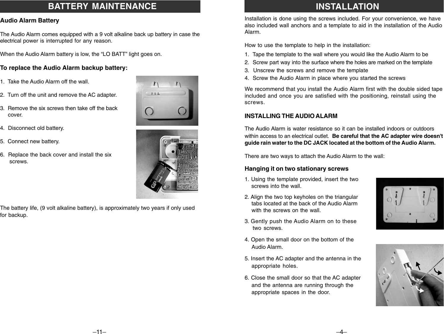 Page 5 of 8 - Skylink Skylink-Aa-433-Users-Manual- AA433Eng  Skylink-aa-433-users-manual