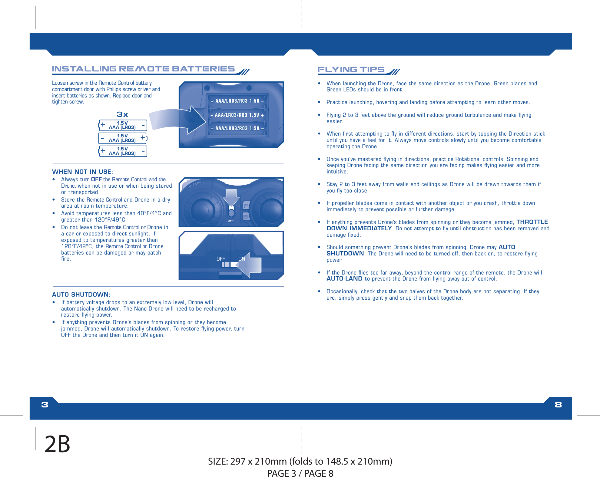Page 4 of Skyrocket Toys 01529TX24G Sky Viper Nano Quad User Manual SV Nano Drone IS 050215 F1