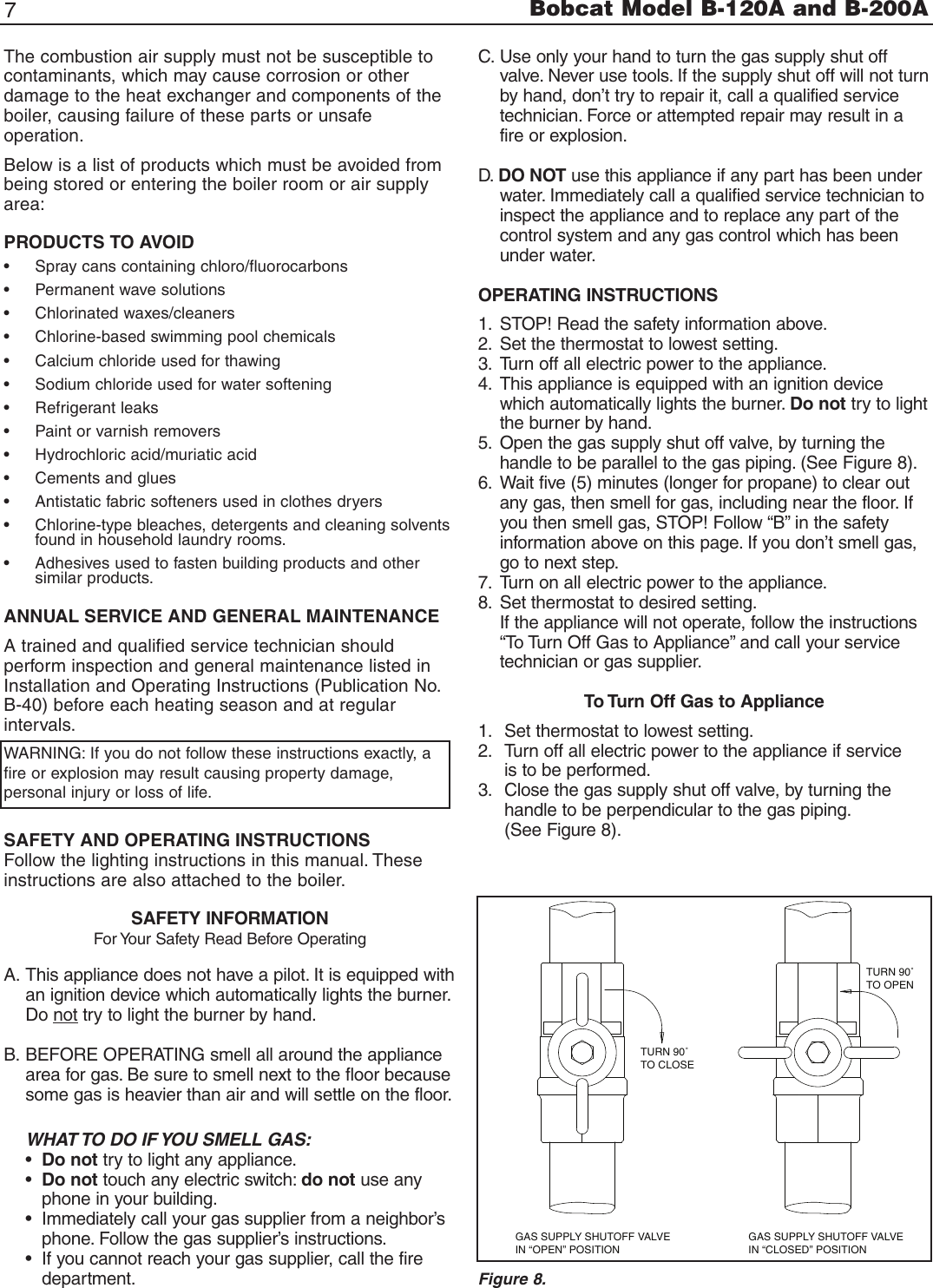 Page 7 of 12 - Slant-Fin Slant-Fin-B-120A-Users-Manual-  Slant-fin-b-120a-users-manual