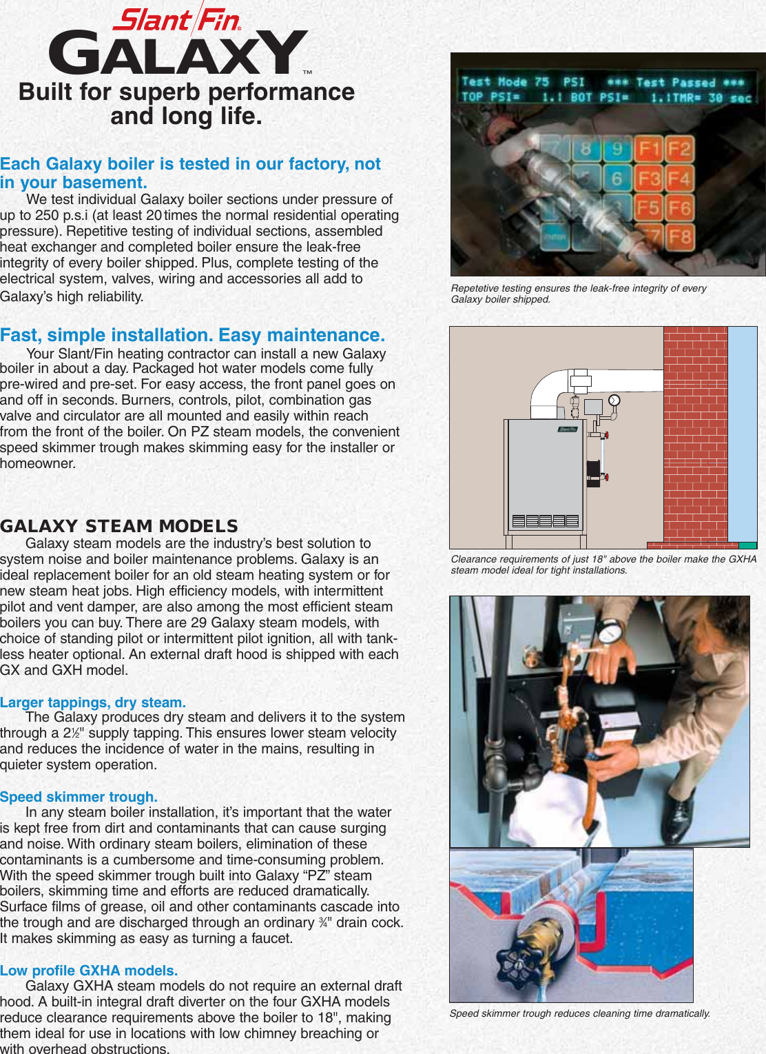 Page 4 of 8 - Slant-Fin Slant-Fin-Galaxytm-Gg-Series-Users-Manual-  Slant-fin-galaxytm-gg-series-users-manual