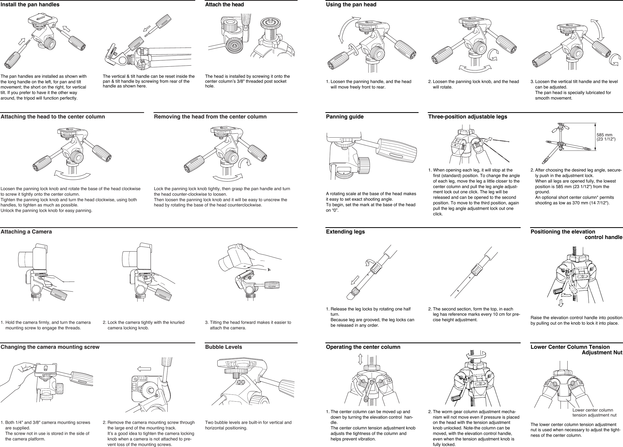 Page 2 of 2 - Slik Slik-Professional-Le-Users-Manual- PROFESSIONAL2-LE_A3  Slik-professional-le-users-manual