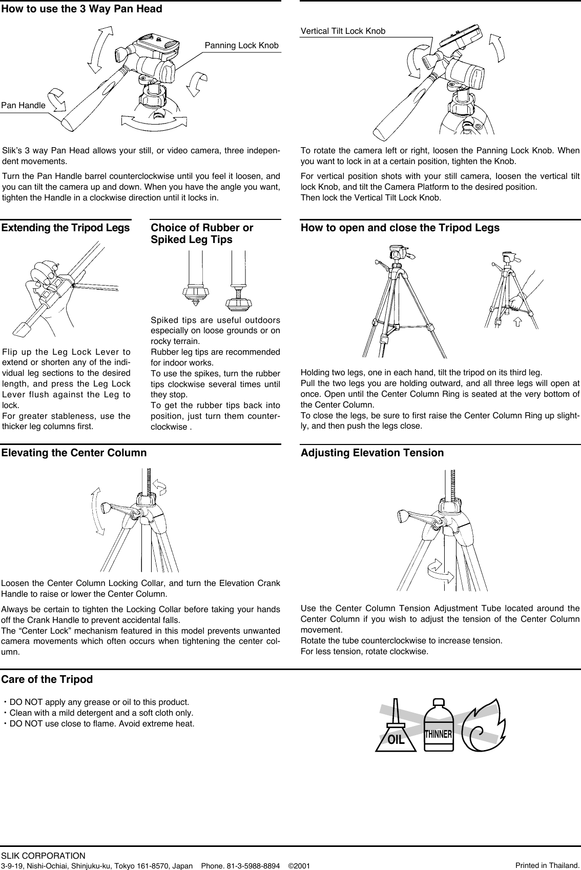 Page 2 of 2 - Slik Slik-U9000-Users-Manual- U9000 .p..  Slik-u9000-users-manual