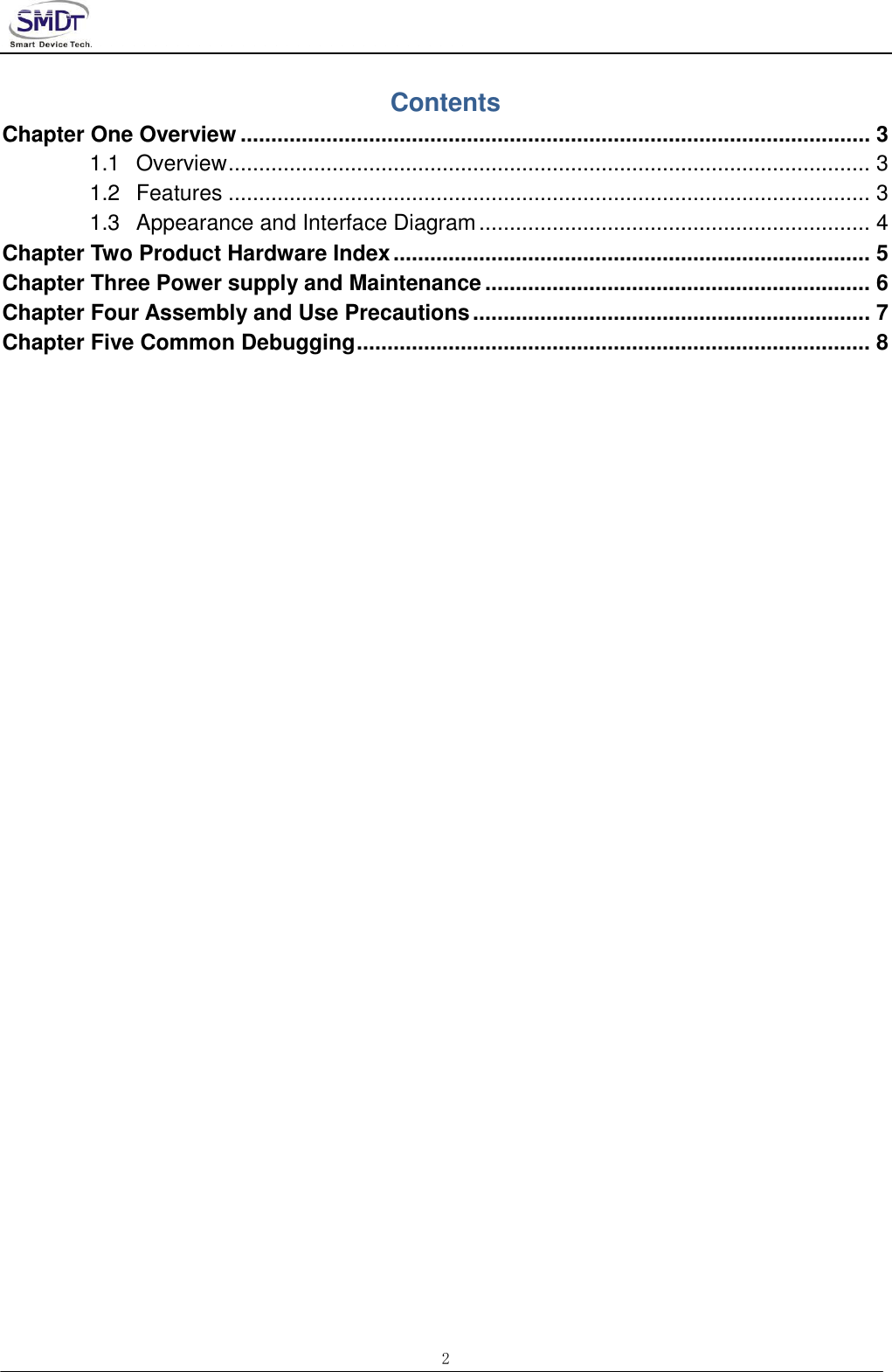 Page 2 of Smart Device Technology IOTBOX-3288M IoTBOX-3288M User Manual