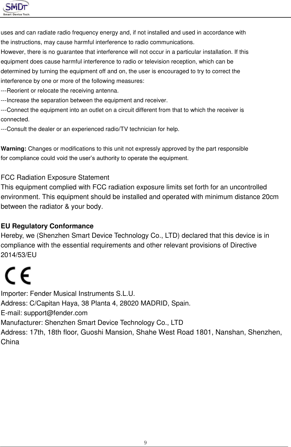 Page 9 of Smart Device Technology IOTBOX-3288M IoTBOX-3288M User Manual