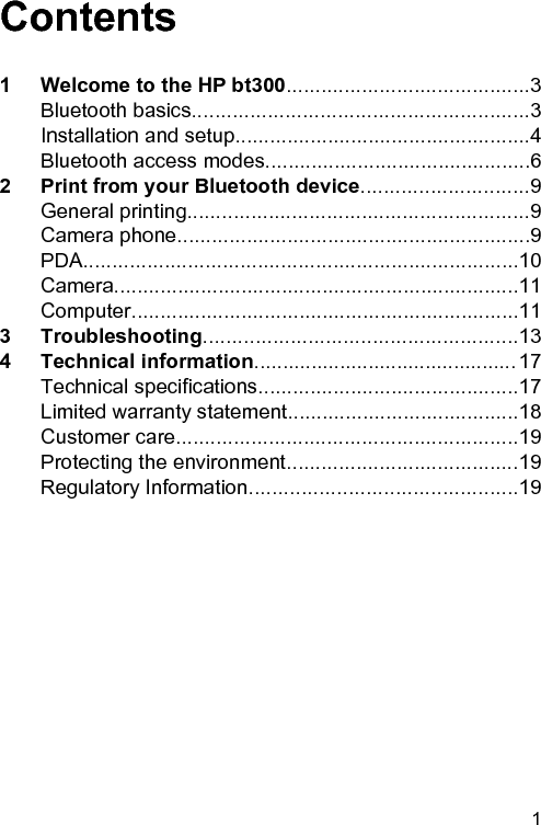 2 HP bt300 Bluetooth&reg; Wireless Printer Adapter